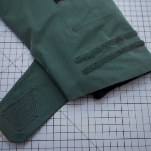Velcro avec Couture Traversante